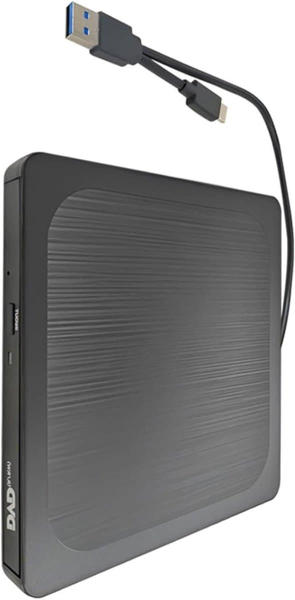 Externe Schijf - Lezer Brander - Data Archiveren - Dubbele Interface - 14 cm - Zilver — afbeelding 1