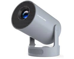 Solayne Projector - Beamer - Projector scherm - Projector beamer - Projector screen - Mini beamer - Home cinema - 8000 lumen Grijs