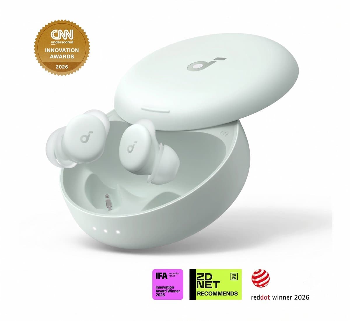 soundcore Sleep A30 Slaapkoptelefoon by Anker - AI Snurkdetectie - Oordopjes Slapen - Perfect voor Zijslapers - Noise Cancelling - 45U Batterij — afbeelding 1