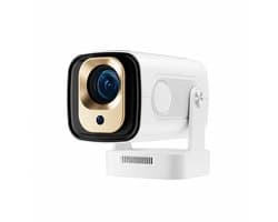 4K Smart Projector met Autofocus - Native HD 720P - 330 ANSI Lumen - Android 11 - Wifi 6 - Bluetooth 5.4 - Spraakbesturing - Air Mouse Afstandsbediening - Draagbare Beamer voor Films, Gaming en Presentaties