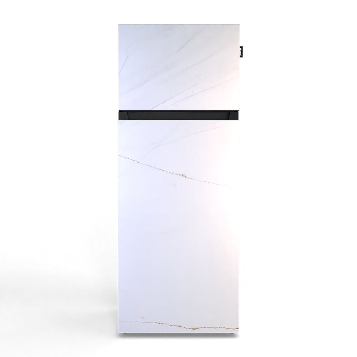 NUNKI MEDIUM-AETH / Dubbel-Deurs Koelkast, E Klasse, 206l, Witte Marmerlook Ethereal Glow, Satin (ALL sides) — afbeelding 1