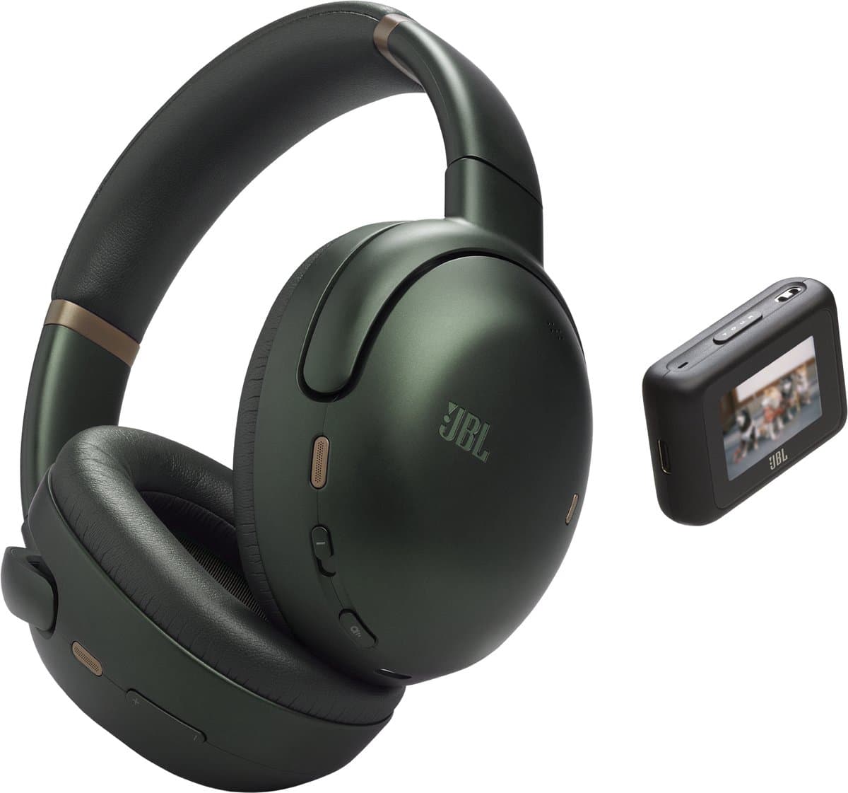 JBL Tour One M3 Tx - Draadloze Noise Cancelling Koptelefoon met Smart Tx Adapter - Bluetooth - Over-ear - 70 uur batterij - Groen — afbeelding 1