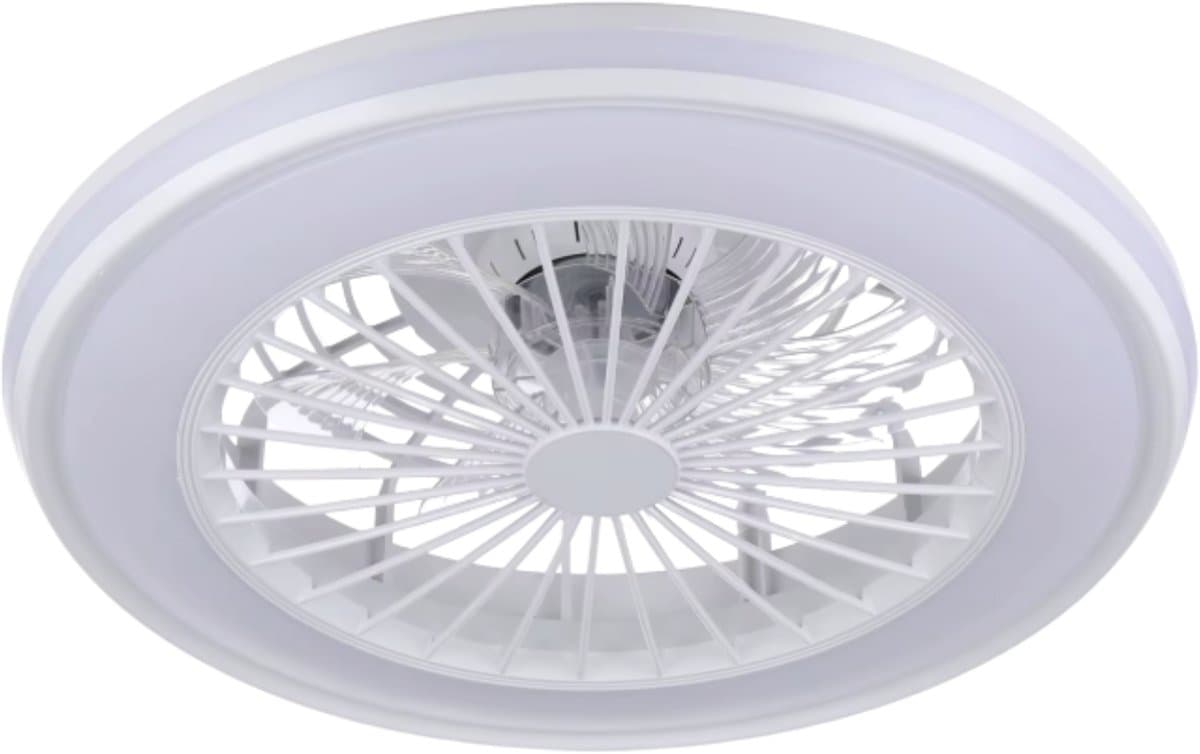 TamTrade Plafondventilator - Plafond ventilator met verlichting - Inclusief afstandbediening - LED - Dimbaar - RGB - Bluetooth — afbeelding 1