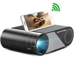 BYINTEK SKY K9 - Mini LED Projector - 250 ANSI Lumen - Draadloze Weergave - Full HD 1080p - Compact Ontwerp - Ingebouwde Speaker