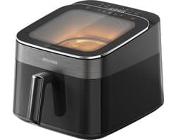 4Swiss ABB-025 SkylightView - Airfryer - 6.5L - 1700W - Glas - Touchscreen Display - Zwart