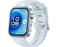 HUAWEI WATCH FIT 4 Pro - Blauw Fluoroelastomeer Strap | Ultra slank design | ECG functie | Geavanceerde sportmodi | Tot 10 dagen batterijduur | Compatibel met iOS & Android