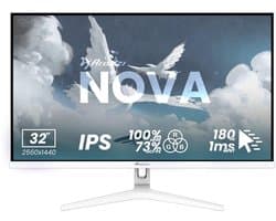 Gaming Monitor 32 Inch QHD - 180 Hz Verversingssnelheid - 1 ms Reactietijd - IPS Paneel - Mat Schermoppervlak - Adaptive Sync - Met Luidsprekers