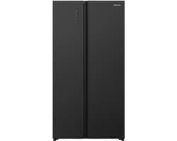 Hisense RS3P538NAFE Side-by-Side Koelkast – 527 liter – Total No Frost – Multi Air Flow – Super Cool – LED – Zwart/Inox