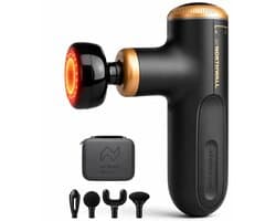 Northwall G2 Mini - Massage Gun Professioneel - Gold Series - Massage Apparaat - Infrarood Massagekop - Massage Pistool Inclusief Koffer - 5 Opzetstukken