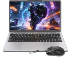 Auusda-3250C laptop-15,6 inch-8 GB RAM-512 GB SSD-Met muis-Zilver