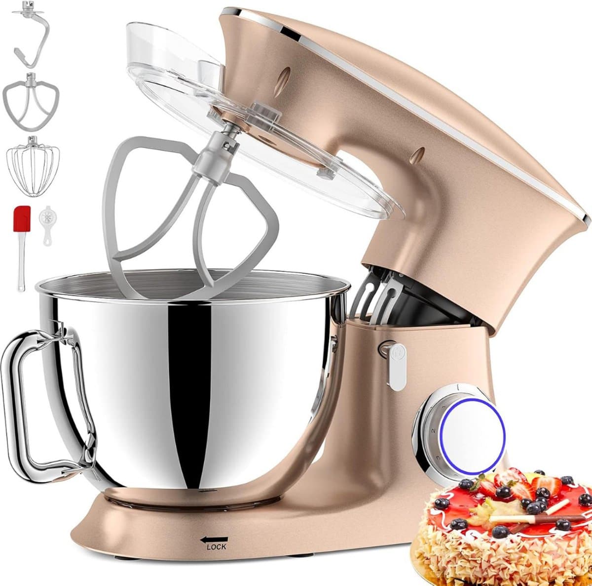 DailySupplies® Deegmachine - Kneedmachine - Deegmixer - 2000W — afbeelding 1
