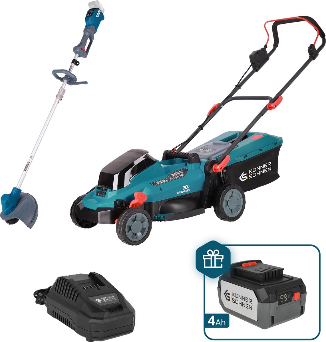 Promotionele Grasonderhoudset KS 33LM-BCT20V-SET — afbeelding 1
