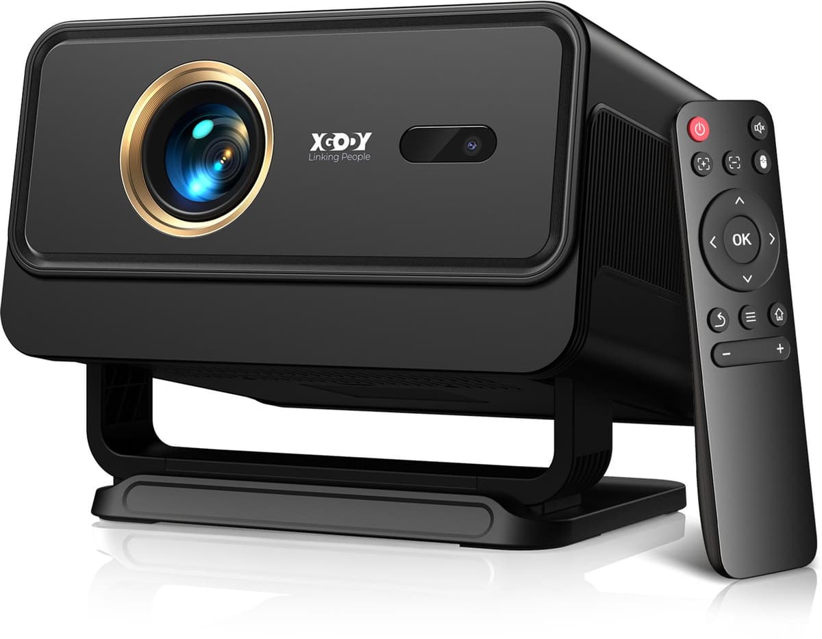XGODY Smart Beamer - Android 14 - 1080P - 700 ANSI - WiFi 6 & BT 5.4 — afbeelding 1