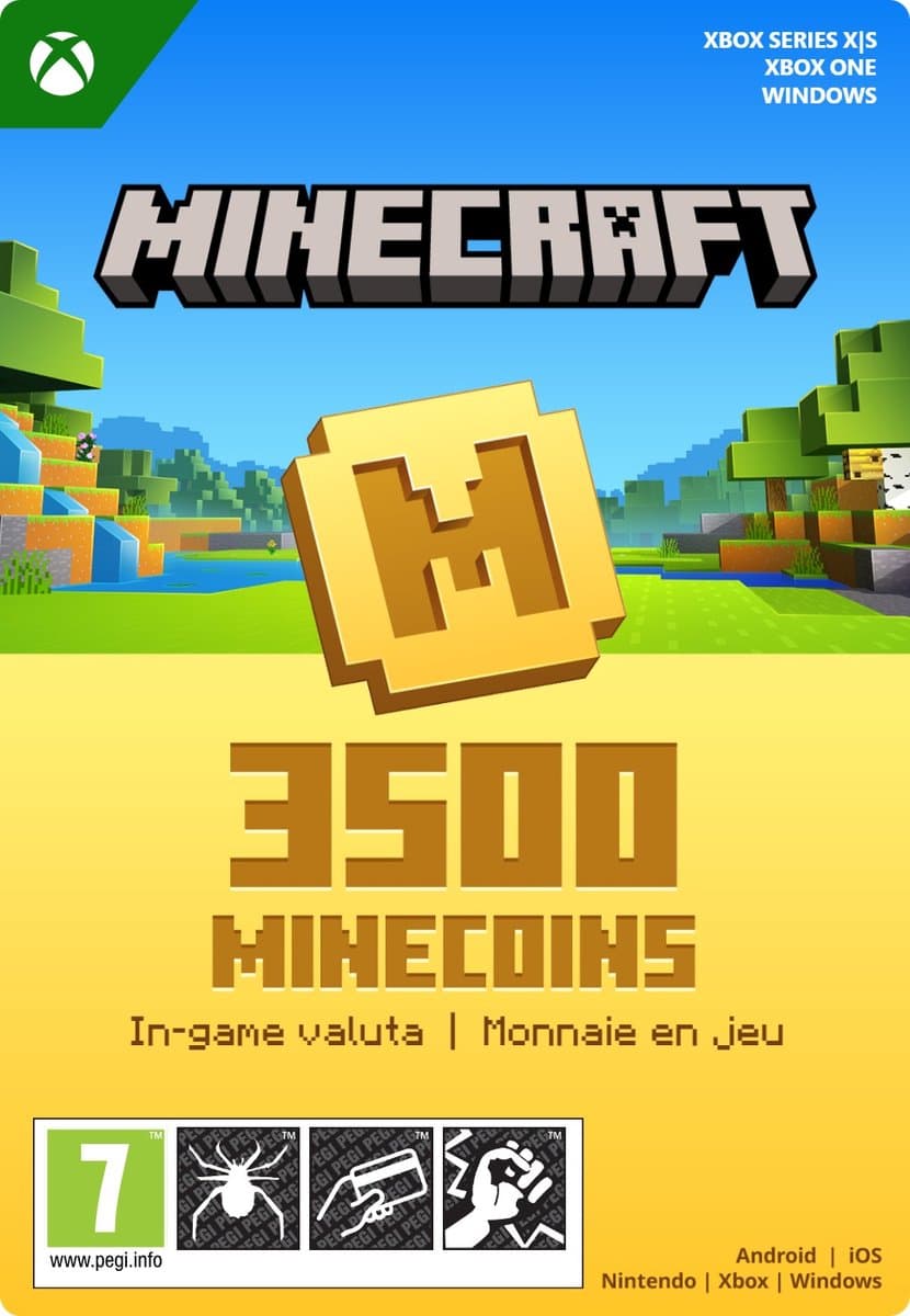Minecraft: Minecoins Pack: 3500 Coins - Other - Consumable — afbeelding 1