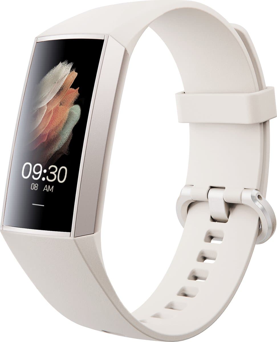 Kiraal Horizon - Stappenteller - Activity Tracker - Temperatuurmeter - Bloeddrukmeter - Hartslagmeter - Smartwatch - Horloge - Heren - Dames - Nederlandse Handleiding - Zilver — afbeelding 1