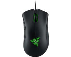 Razer DeathAdder Essential Gaming Muis – 6400 DPI Optische Sensor – Bedraad – Ergonomische Gaming Mouse voor PC – Programmeerbare Knoppen – Zwart