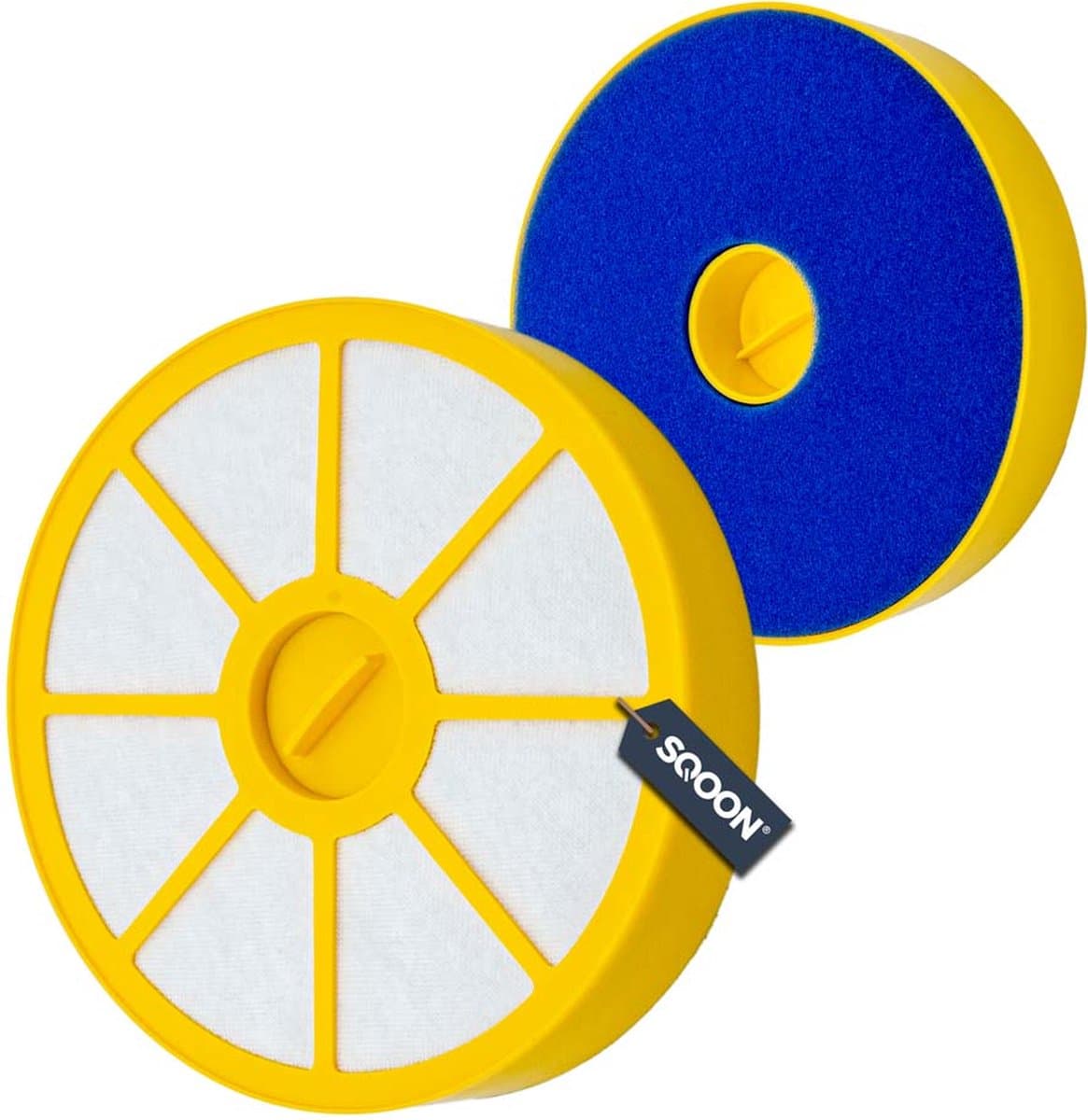 SQOON® Motorfilter geschikt voor Dyson DC05/DC08 - Gelijk aan model: 905401-01 en 907671-01 - Vervangt origineel filter, ideaal voor het opvangen van fijne stofdeeltjes en allergenen — afbeelding 1