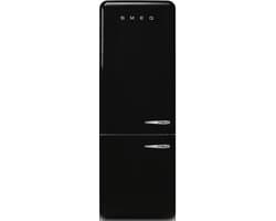 Smeg FAB38LBL5 - Koel- en vriescombinatie - Scharnier links - Zwart