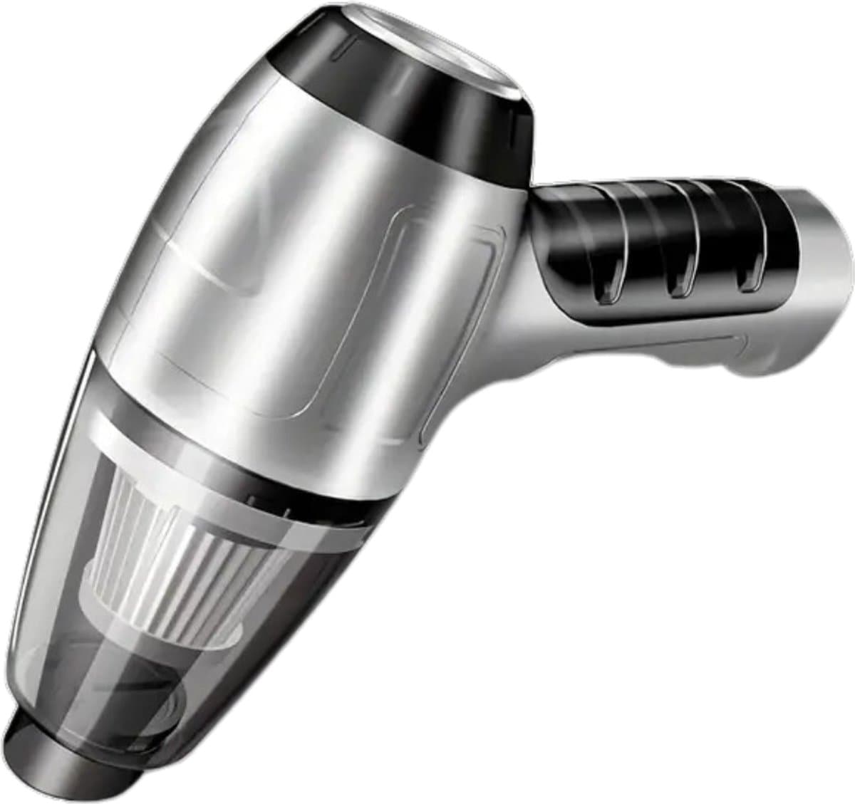 Bovista Kruimeldief - Handstofzuiger - Snoerloos - Draadloos - Auto Stofzuiger - Caravan - Best Verkocht - Car Vacuum Cleaner - Zilver - Blaas en Zuig — afbeelding 1