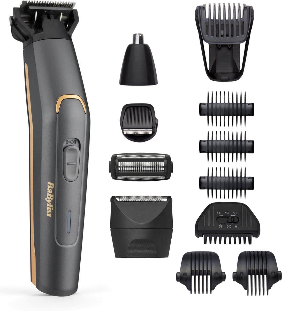 BaByliss Grafiet Precisie 12-in-1 MT987E — afbeelding 1