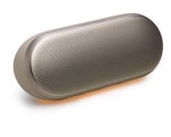 Harman Kardon Luna 2 - Portable Bluetooth speaker - Draadloze Muziek Box - Met Sfeerverlichting - Beige/Sand