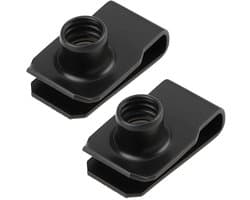 SnelShoppen - 2 Stuks U Beugels 5/16-18 Vergrendelmoer 539104763 Geschikt voor Grasmaaier en Tuinmachines - Staal - Sterke Grip - Duurzaam