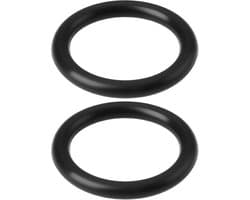 SnelShoppen - 2x O-Ring voor Grasmaaier Hydraulisch Brandstofsysteem P51212 - Fluororubber, 10.6x1.8mm, Compatibel met Diverse Tractors en Maaiers