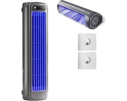 Sander Shop draagbare airconditioner/luchtkoeler met drie windsnelheden, geen installatie nodig, USB-oplaadbaar, draagbare torenventilator voor op het bureau, voor slaapkamer, kantoor en thuis(zwart)