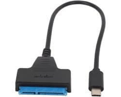 SATA naar USB Adapter - Harde Schijf Kabel - Externe Opslag - Ondersteunt UASP - 2.5 Inch - Zwart