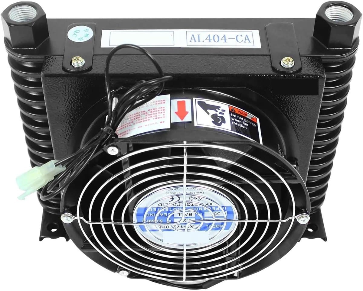 Oliekoeler Warmtewisselaar - Koeler Hydraulisch - Koelsysteem Optimalisatie - Hoge Druk Bestendig - 10L/min Stroom - Industrieel — afbeelding 1