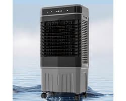 Draagbare Luchtkoeler - Verdampingskoeler Ventilator - Verfrissende Lucht - Grote Watertank 4 IJspakketten - 100CM Hoog - Mechanisch Type