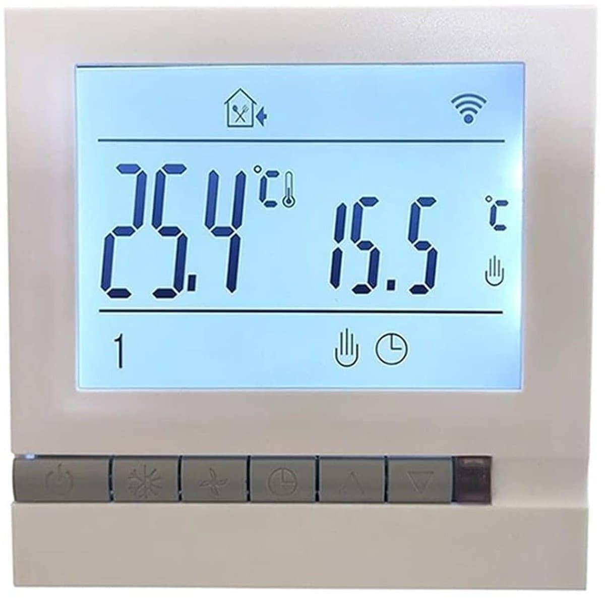 Centrale Verwarming Hub - Thermostaat Controller - Vloerverwarming Regelen - Tijdvertraging Functie - 3A - Wit — afbeelding 1