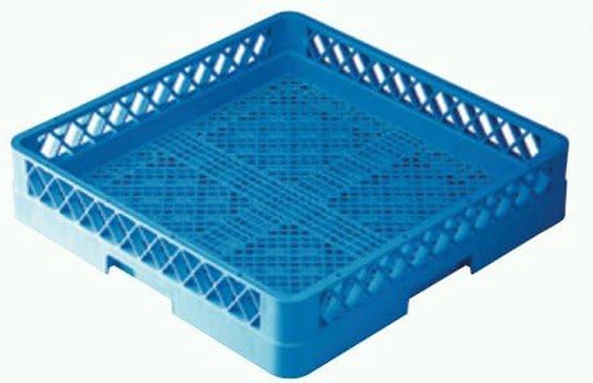 Vaatwassermand Bestekmand - Bestekkorf Vaatwasser - Bestek Reinigen - Gastronomiekwaliteit - 50 x 50 cm - Blauw — afbeelding 1