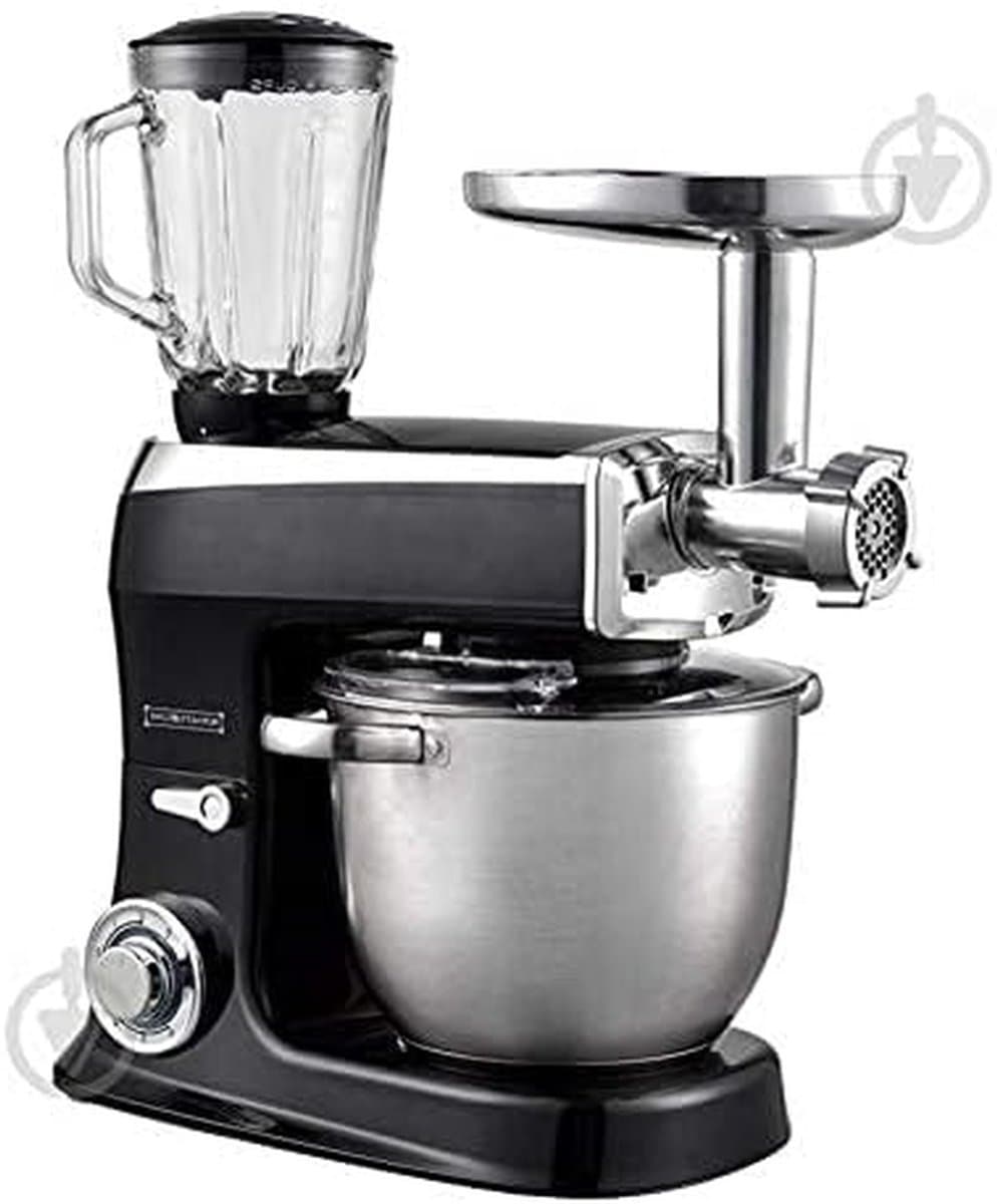 Keukenmachine - Mixer Robot - Bakken en Koken - Krachtige 1900W Motor - 6.5 L Kom - Zwart — afbeelding 1
