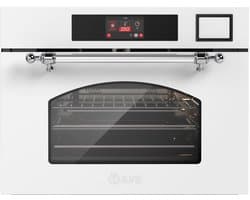 ILVE Compact 45cm 3 in 1 oven/stoom/magnetron Nost. Wit Chroom - Inbouw