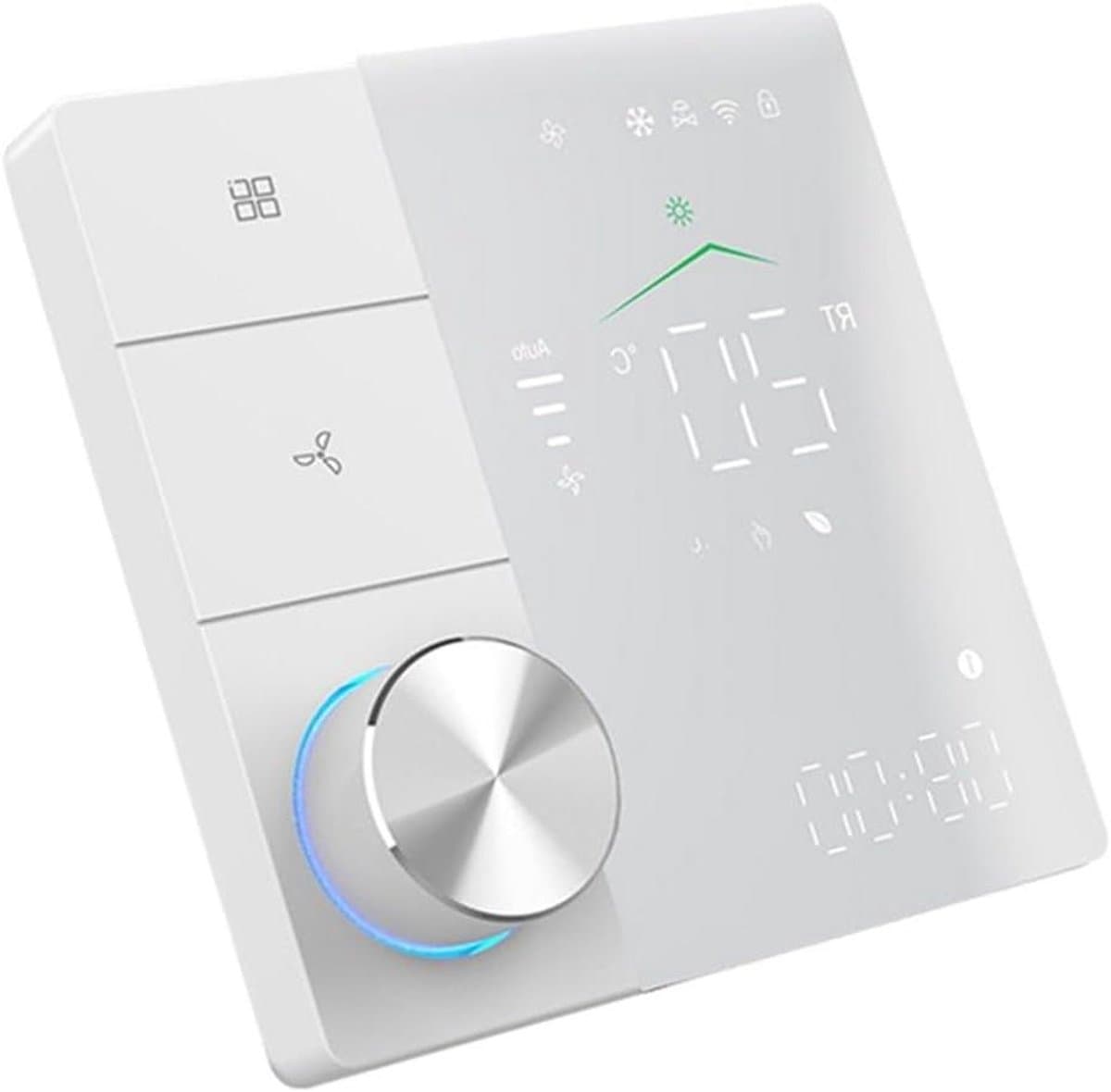 Wifi Thermostaat - Klimaatregelaar Kamerthermostaat - Energie Besparen - App Bediening - 11 x 10 x 7 cm - Wit — afbeelding 1