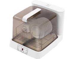 Mini Vaatwasser - Aanrecht Vaatwasser - Servies Reinigen - 360 Graden Sproeiarm - 48x37x40 cm - Wit Bruin