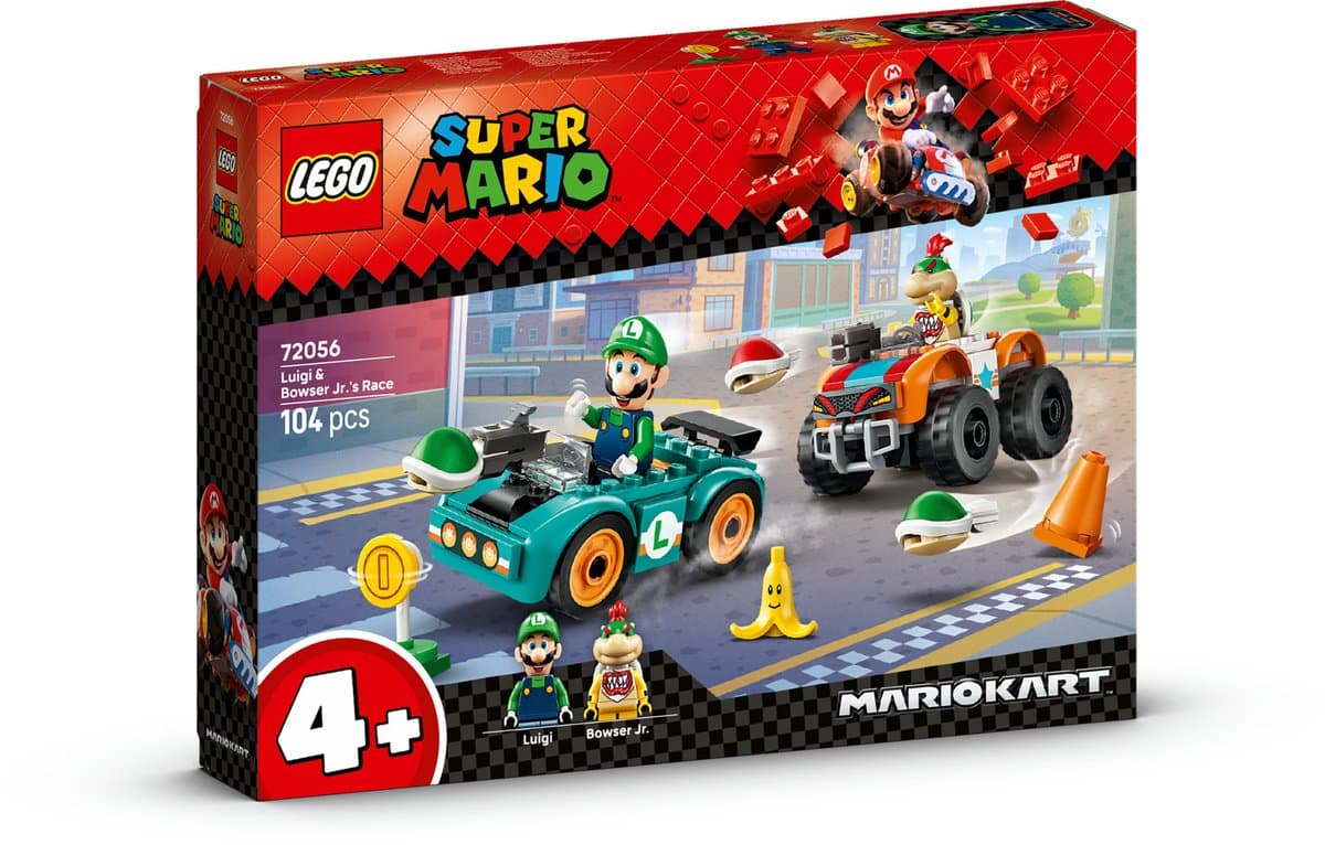 LEGO Super Mario - Mario Kart™ – Luigi & Bowser Jr.'s Race - 72056 — afbeelding 1