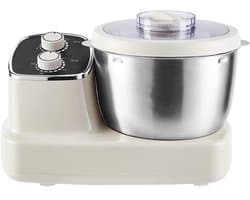 Deegmixer - Keukenmachine - Bakken Deeg - Slimme Thermostaat - 5 Liter Kom - Melkwit