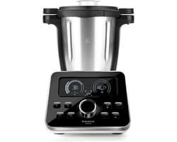 Multifunctionele Keukenmachine 1500W met Geïntegreerde Weegschaal, 31 Functies, 3.5L, 44dB, RVS Zwart