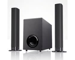 SyncGear 2-in-1 Soundbar met Subwoofer – Nieuw 2026 – Geen Luiden Opstart Geluiden – Home Cinema – 130W – Bluetooth 5.3 – HDMI ARC – TV Speakers – Surround Set Home Cinema – Actieve Subwoofer