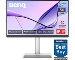 BenQ MA270S 27" 5K Retina Glossy Mac Monitor – Nano Gloss - 99% P3 - HDR400 - Thunderbolt 4 96W - KVM