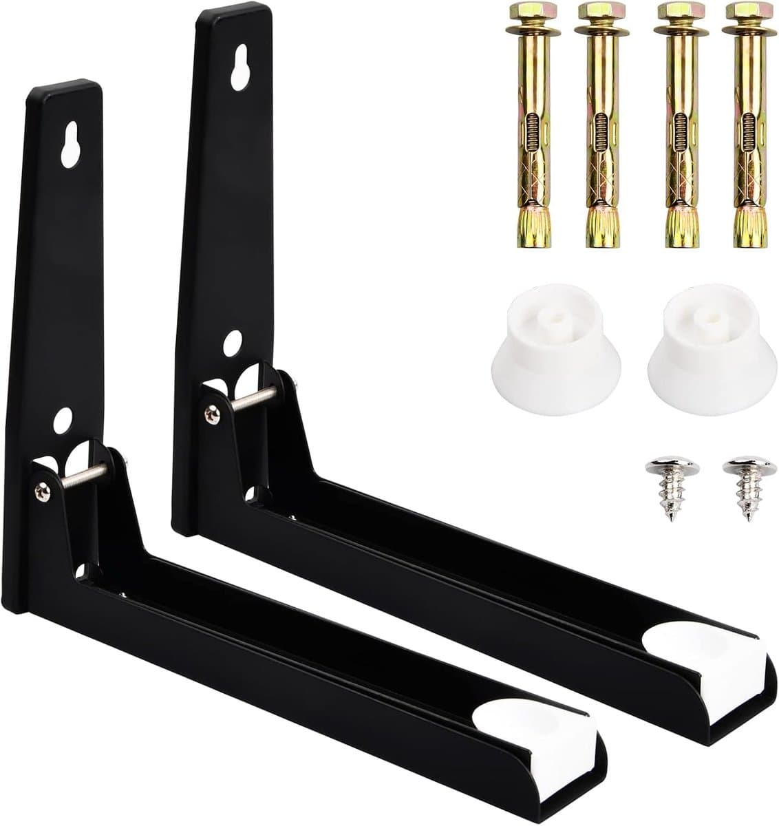 Wandhouder voor magnetron, magnetron, roestvrij staal, wandhouder voor magnetron, universele houder voor magnetron - ShopVlot — afbeelding 1