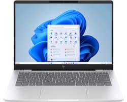 HP D9DF6EA#ABH laptop Intel Core Ultra 5 225U 35,6 cm (14") 2K 16 GB LPDDR5-SDRAM 512 GB SSD Wi-Fi 6E (802.11ax) Windows 11 Home AI PC Zilver