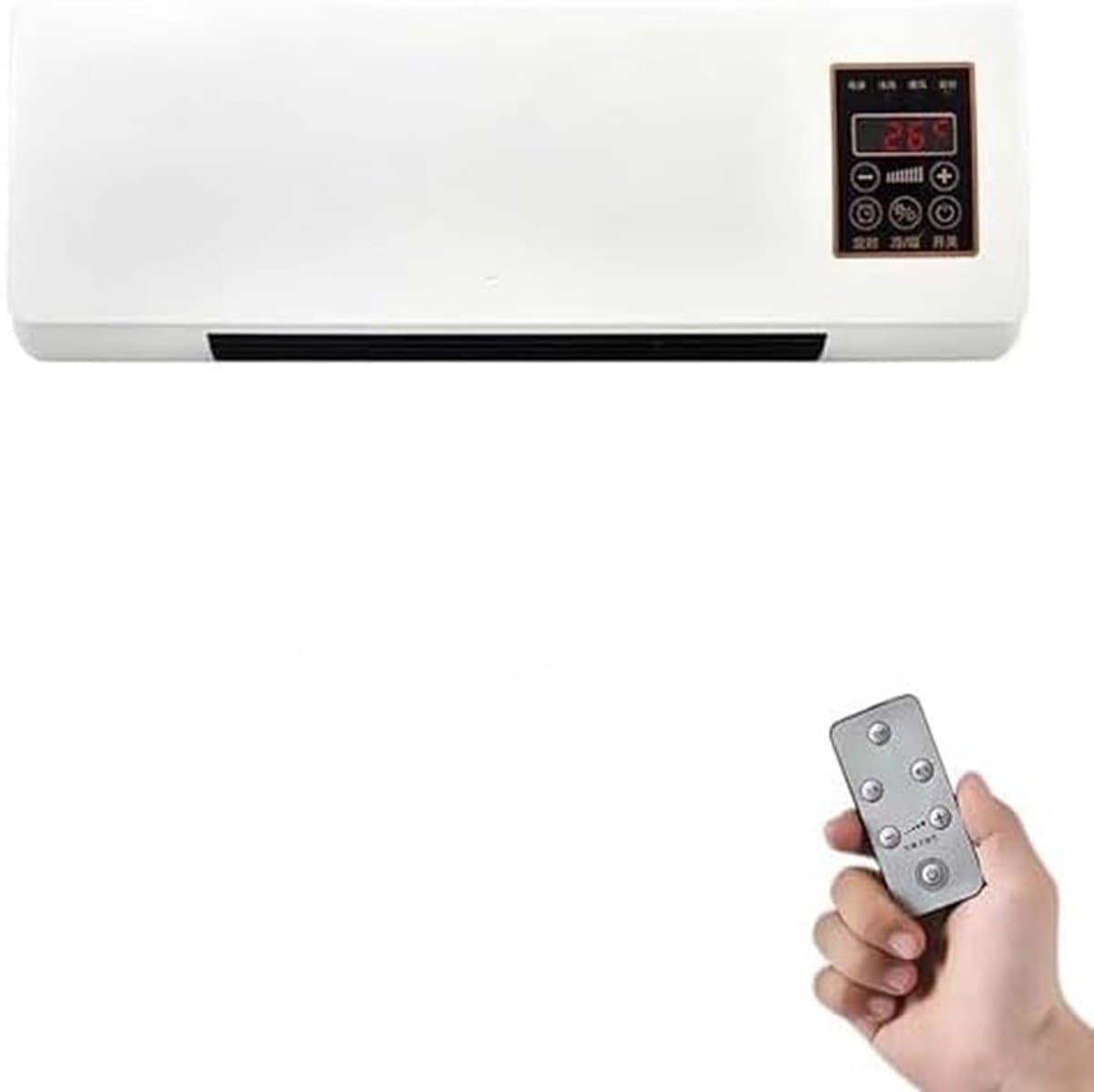 Draagbare Airco - Mini Airco Koeler - Persoonlijke Koeling - Stille Werking - 12000 BTU - Zwart — afbeelding 1