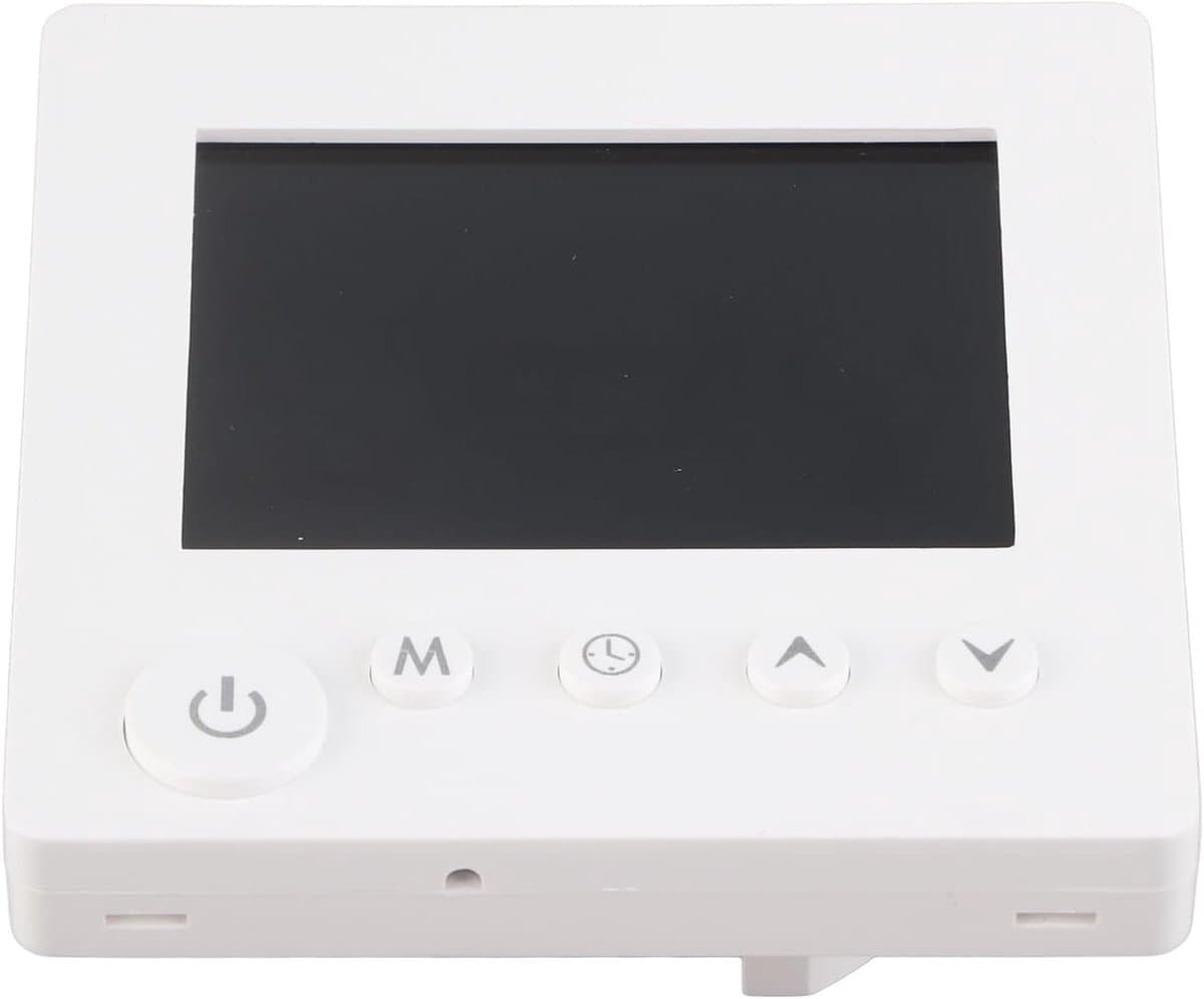 Slimme Thermostaat - Programmeerbaar LCD - Comfort Verhogend - App Bediening - 41x86x86mm - Wit — afbeelding 1
