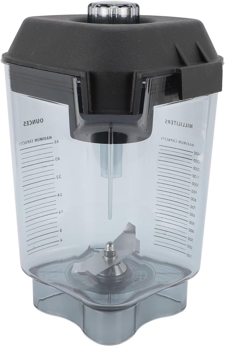 Blenderkan - Reservekan Mixerset - Dagelijks Koken - Voedselveilig PC Materiaal - 48oz Capaciteit - Transparant — afbeelding 1