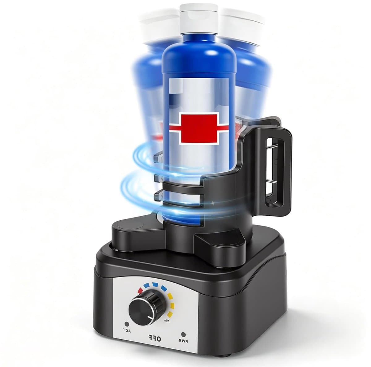 ApexArte® Draadloze Inkt Mixer - Kleur Mixer Shaker - Tattoo Inkt Mengen - Zwart — afbeelding 1
