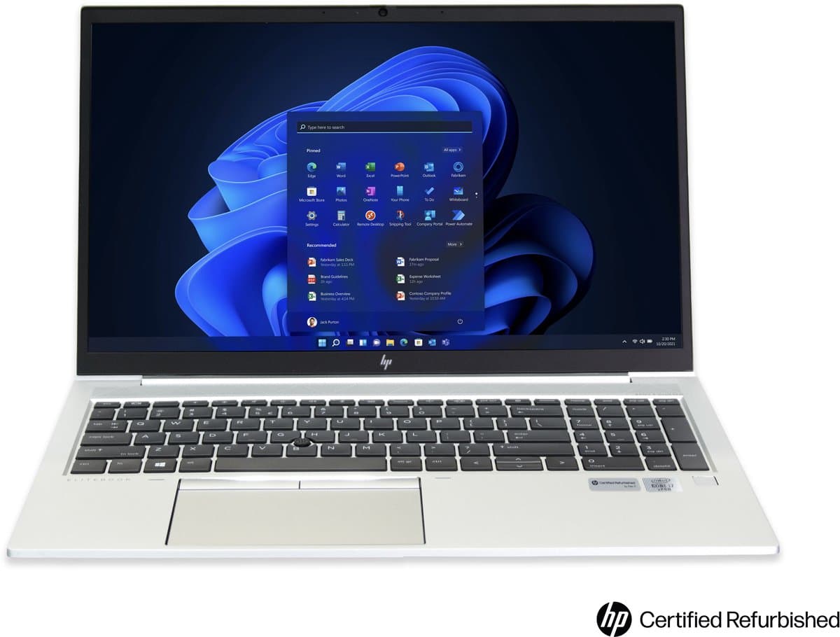 HP EliteBook 850 G8 | Certified Refurbished | Intel Core i7-1185G7 | 256 GB SSD | 16 GB RAM | 15.6" FHD | Windows 11 Pro — afbeelding 1