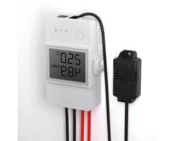Slimme Schakelaar - Thermostaat Module - Klimaatbeheer - Real-time Monitoring - 12 x 7 x 4 cm - Wit
